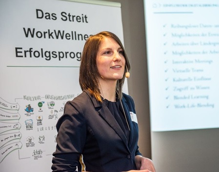 Annette Näher beim 3. Freiburger Unternehmer Symposium